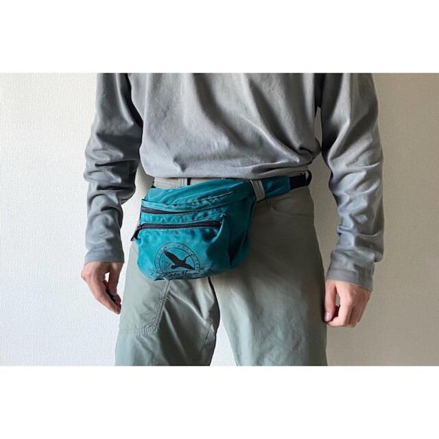 Eddie Bauer(エディーバウアー)の珍品 90s eddie bauer 2way ボディーバッグ  ウエストポーチ メンズのバッグ(ウエストポーチ)の商品写真