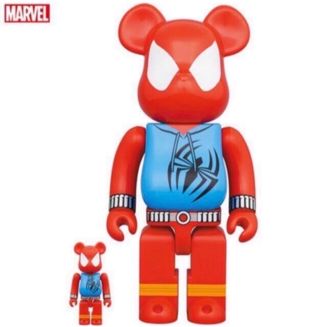 BE@RBRICK SCARLET SPIDER 100％ & 400％