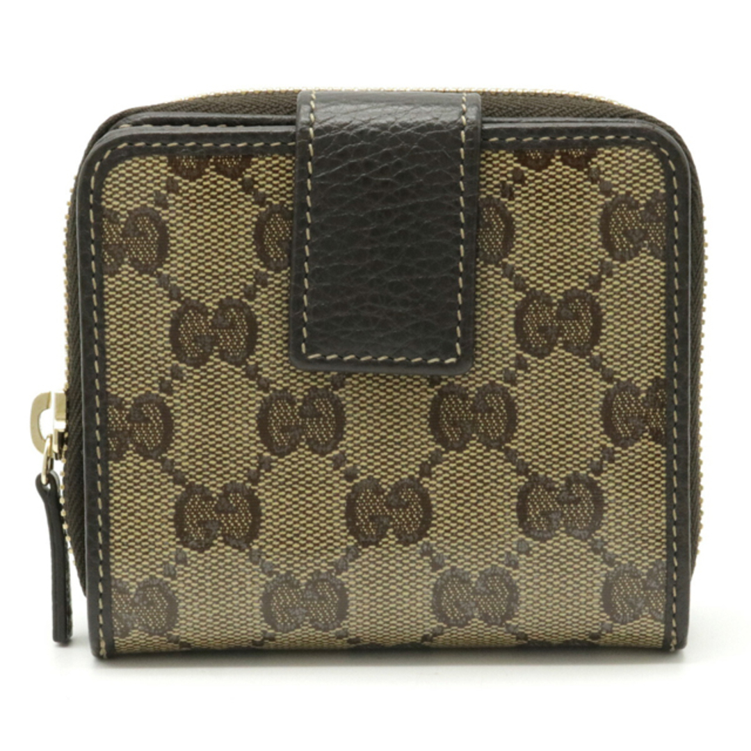 グッチ GGクリスタル コンパクトジップ 2つ折財布 (12211225) 【信頼
