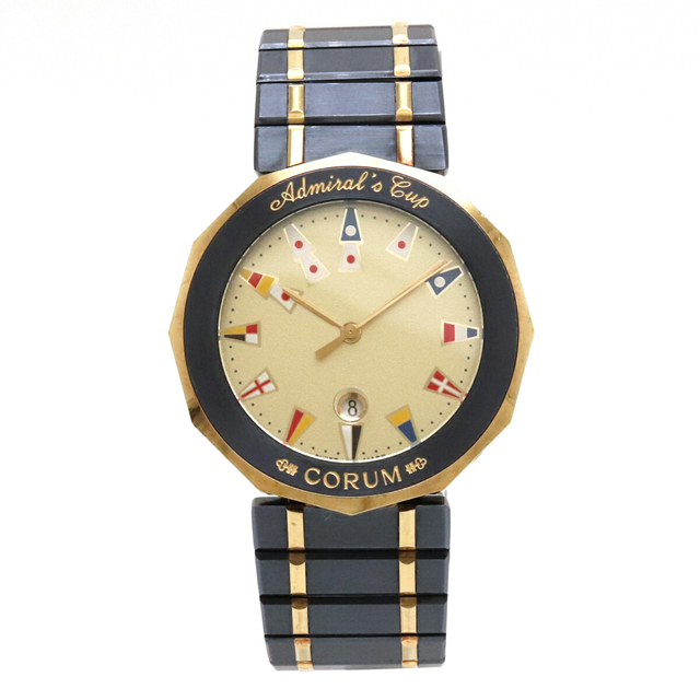 お見舞い コルム - CORUM アドミラルズカップ (12211285) K18YG ガン