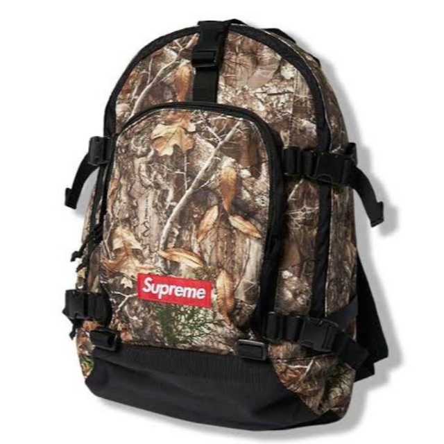 メンズsupreme 2019FW ツリー柄　backpack 美品