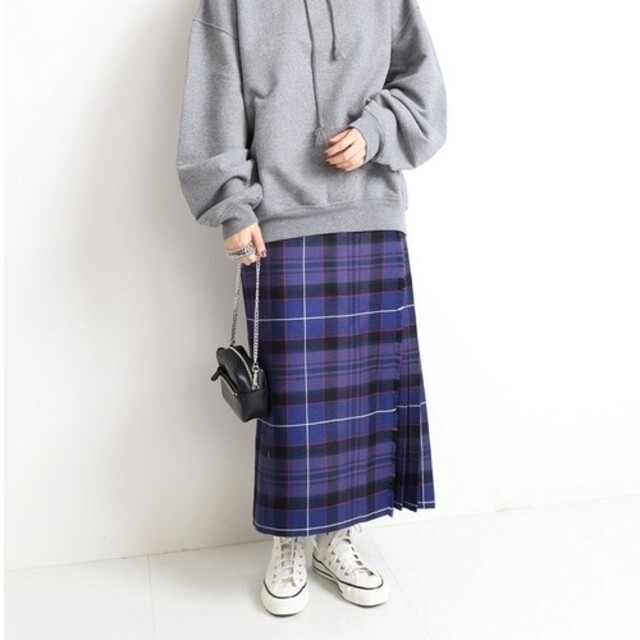 イエナ購入 tara mills別注 チェックスカート-