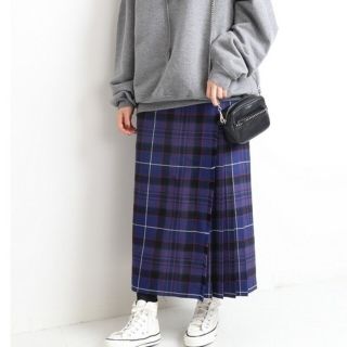 イエナ購入 tara mills別注 チェックスカート-