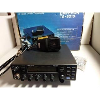 ＃終値、CB無線機　TS-5010 箱付　マイク付き(アマチュア無線)