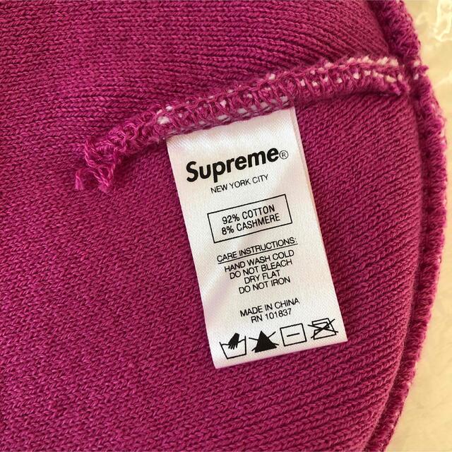 ピンク Supreme 2019 19FW Big Logo Beanie - ニット帽/ビーニー