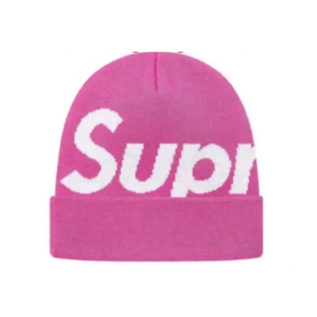 ピンク Supreme 2019 19FW Big Logo Beanie 新発売 www.gold-and-wood.com