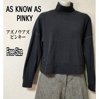 アズノゥアズピンキー(AS KNOW AS PINKY)のAS KNOW AS アズノウアズピンキー レディース ニット フリーサイズ(ニット/セーター)