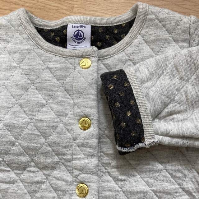 PETIT BATEAU(プチバトー)のプチバトー　カーディガン　95 キッズ/ベビー/マタニティのキッズ服女の子用(90cm~)(カーディガン)の商品写真