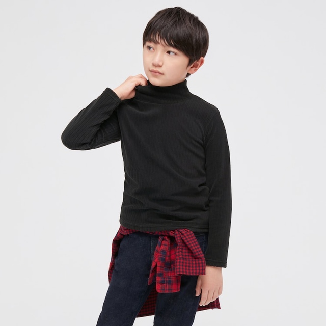 UNIQLO(ユニクロ)の◆110cm◆UNIQLO フリースTシャツ キッズ/ベビー/マタニティのキッズ服男の子用(90cm~)(ニット)の商品写真