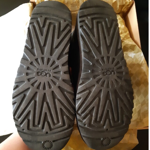 UGGムートンブーツショートレザー - ブーツ