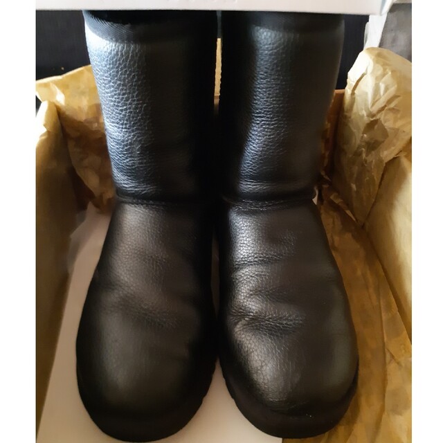 UGGムートンブーツショートレザー - ブーツ