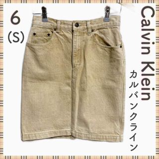 カルバンクライン(Calvin Klein)のCalvin Klein デニムスカート 6 Sサイズ(ミニスカート)