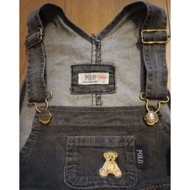 POLO RALPH LAUREN(ポロラルフローレン)のPOLO Baby サロペット　80cm キッズ/ベビー/マタニティのベビー服(~85cm)(ロンパース)の商品写真