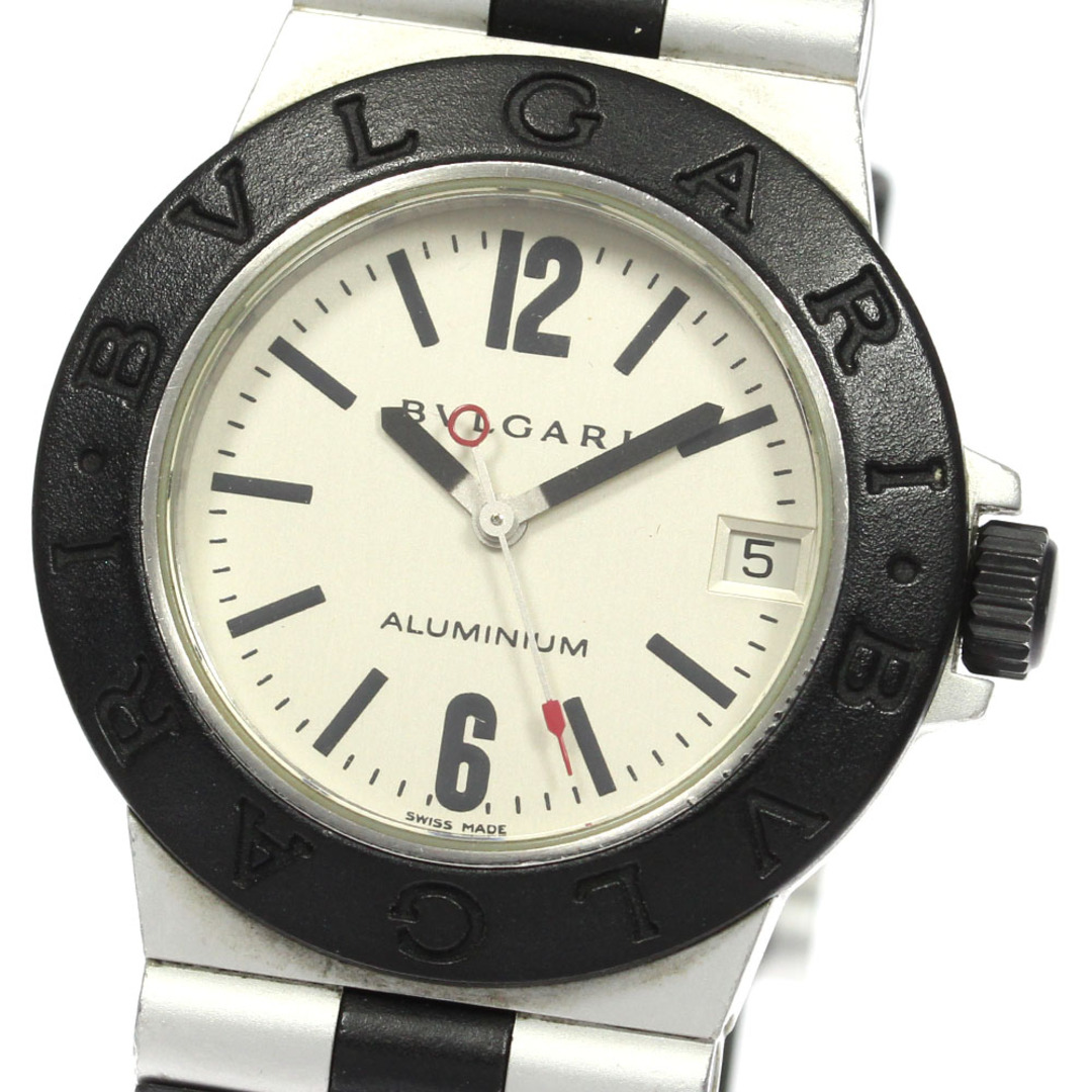 代引可】 BVLGARI - ボーイズ_716955 クォーツ AL32A デイト