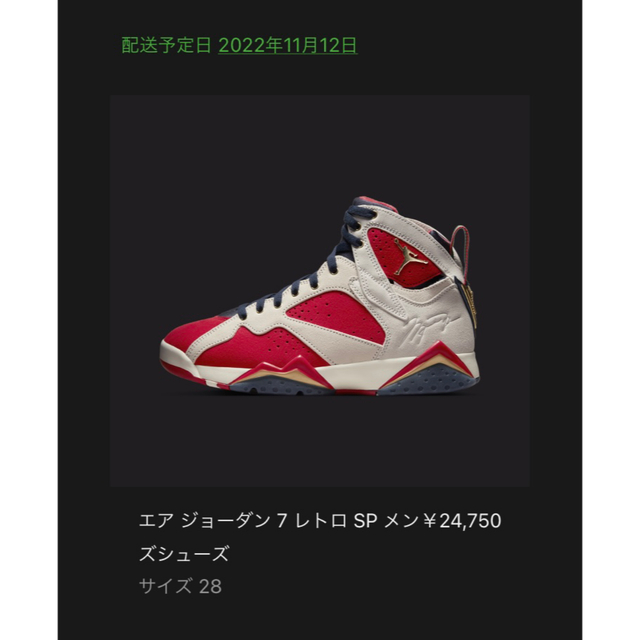 商舗 ナイキ トロフィールーム × エアジョーダン7 トゥルーレッド