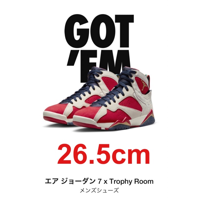 26.5cm Trophy Room × Nike Air Jordan 7