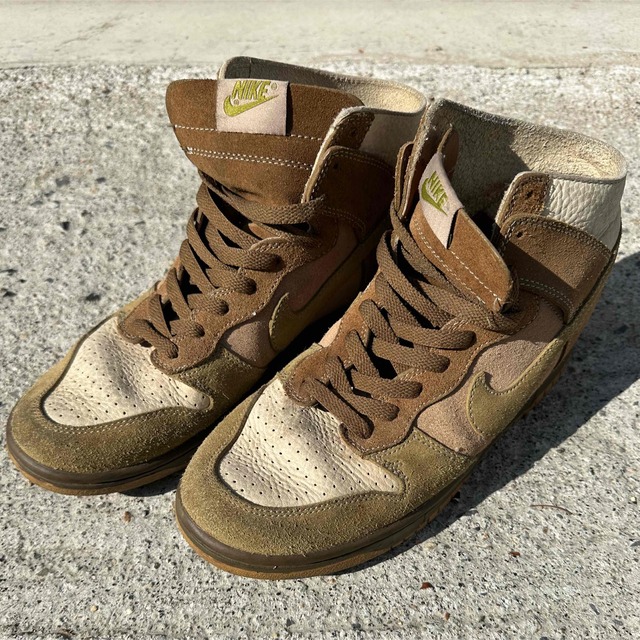 NIKE DUNK HIGH NL ブラウン - スニーカー