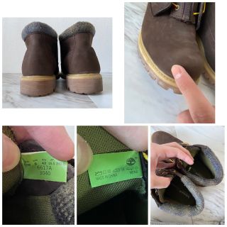 Timberland - 珍品 TIMBERLAND × WOOLRICH 変形デザイン スウェード