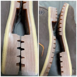 Timberland - 珍品 TIMBERLAND × WOOLRICH 変形デザイン スウェード