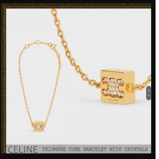 セリーヌ(celine)の専用☆CELINEセリーヌ トリオンフクリスタルキューブブレスレット(ブレスレット/バングル)