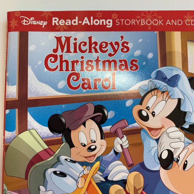 Disney(ディズニー)の【新品】英語絵本 ディズニー クリスマスキャロル CD付き エンタメ/ホビーの本(洋書)の商品写真