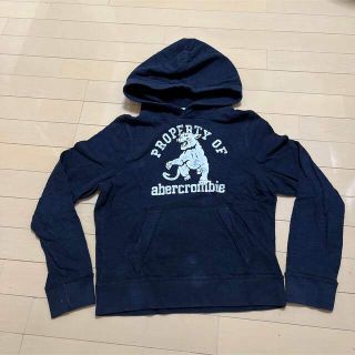 アバクロンビーアンドフィッチ(Abercrombie&Fitch)のアバクロンビー&フィッチ　キッズ　パーカー　濃紺(ジャケット/上着)