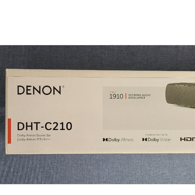 DHT-C210 DENONサウンドバー(サブウーハー内蔵) DHT-C210 DENONサウンドバー(サブウーハー内蔵)