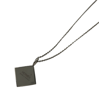 エルメス キュピドン メドール ネックレス コーラルピンク/シルバー金具 HERMES レディース PENDENTIF CUPIDON USED【ブリルトワーゼ】【丸正質舗】【質屋】（M209212)