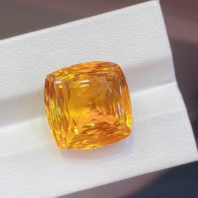 ⭐天然 シトリン ルース 20.3ct ハンドメイドの素材/材料(各種パーツ)の商品写真