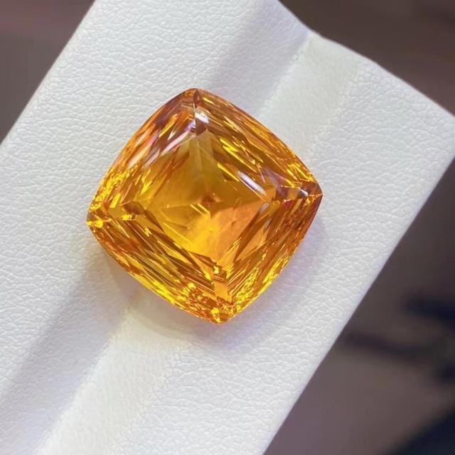 ⭐天然 シトリン ルース 20.3ct ハンドメイドの素材/材料(各種パーツ)の商品写真