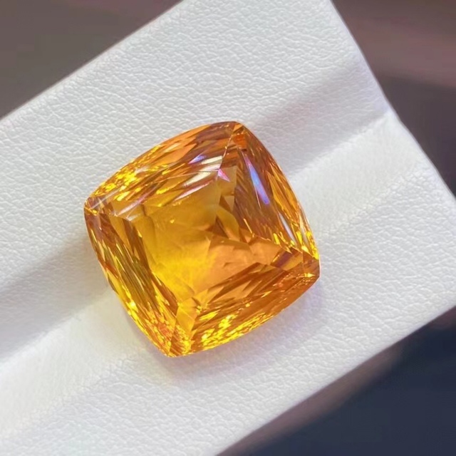 ⭐天然 シトリン ルース 20.3ct ハンドメイドの素材/材料(各種パーツ)の商品写真