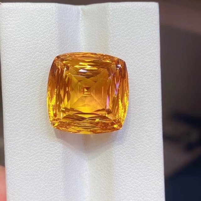 ⭐天然 シトリン ルース 20.3ct ハンドメイドの素材/材料(各種パーツ)の商品写真