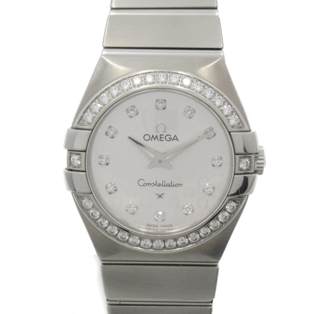OMEGA - オメガ コンステレーション ブラッシュ ダイヤベゼル/12Pダイヤ 腕時計 腕時計
