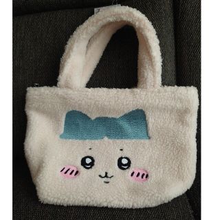 ハチワレ ぱっつん ボア トートバッグ しまむら ちいかわ もこもこ