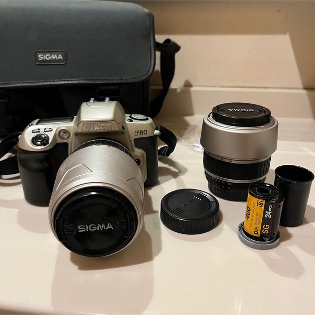 カメラNIKON F60 カメラ　レンズ　フィルム　カバン(選択可) 全セット
