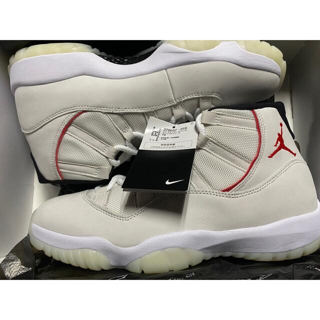 靴/シューズNIKE AIR JORDAN 11 RETRO PLATINUM TINT