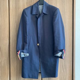 Thom Browne 大目玉 バルカラーコート 00 ネイビー