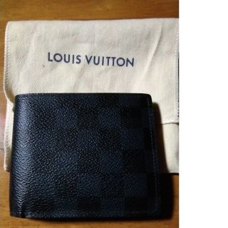 ルイヴィトン(LOUIS VUITTON)のルイヴィトン　ダミエ２つ折り財布(折り財布)