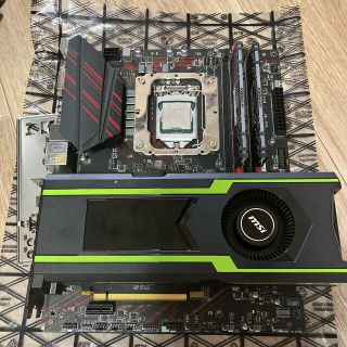 i9 9900k,1080ti,32GBメモリ,z390セット(PCパーツ)