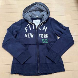 アバクロンビーアンドフィッチ(Abercrombie&Fitch)のアバクロンビー&フィッチ　パーカー　紺色(パーカー)