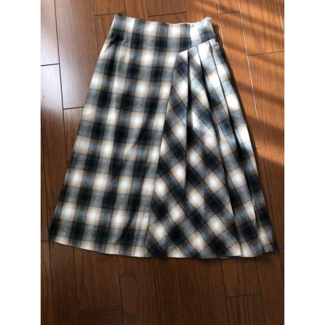 ANAYI(アナイ)のお値下げ！ANAYI オンブレチェックフレア スカート レディースのスカート(ロングスカート)の商品写真