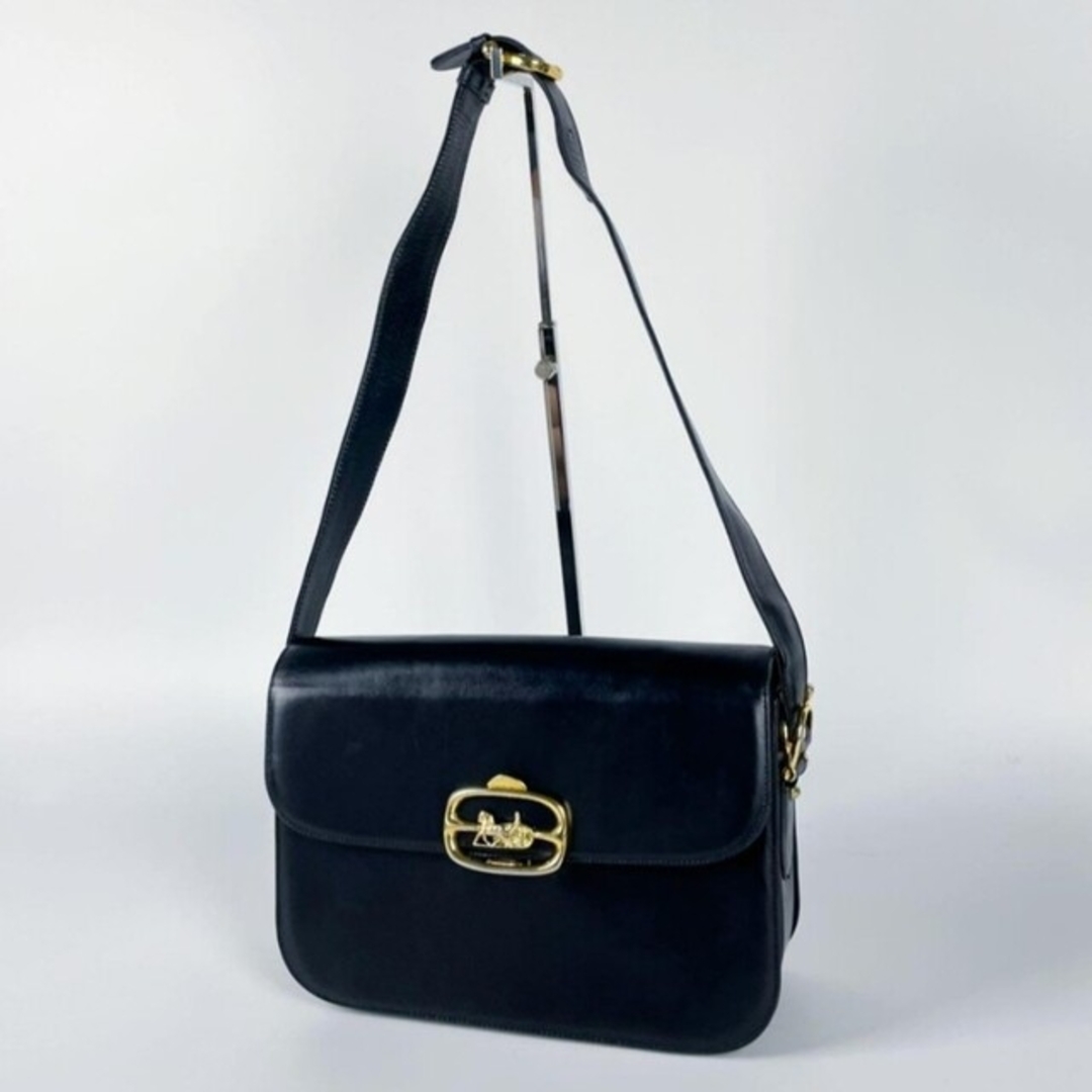 celine - 【美品】ヴィンテージ セリーヌショルダーバッグ馬車金具