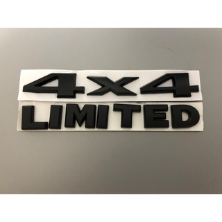3D メタルエンブレム  LIMITED 4x4 ステッカー ブラック(車外アクセサリ)
