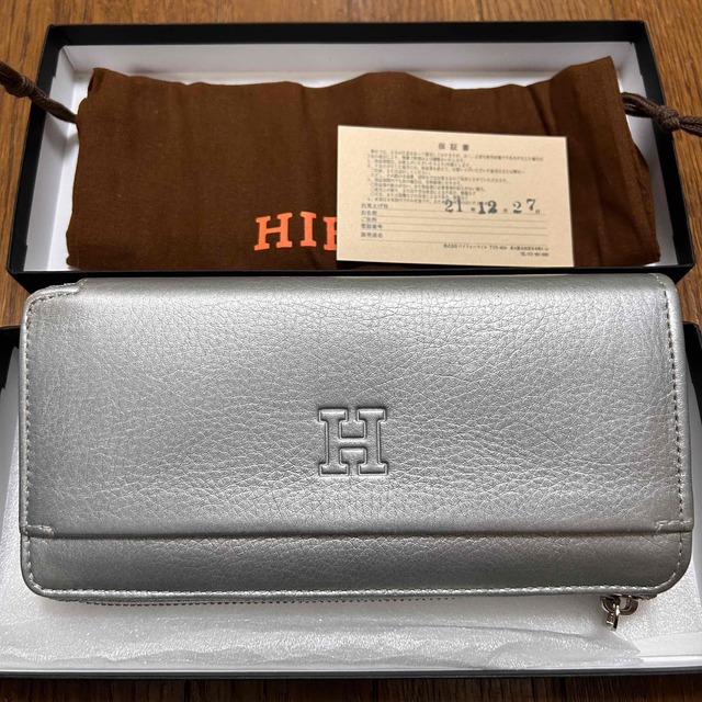 HIROFU プラティカ 2021年限定品 長財布 シルバー 直販正規 レディース