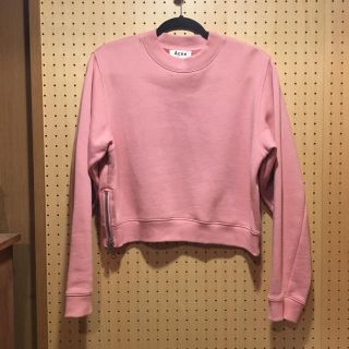 アクネ(ACNE)のAcne Studios ジップスウェット ピンク(トレーナー/スウェット)