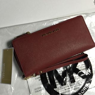 マイケルコース(Michael Kors)の大容量✨(新品タグ付)マイケルコース ラウンドファスナー長財布(財布)