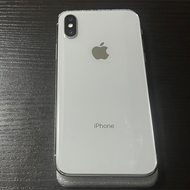 iPhone x 64GB シルバー　SIMフリー　美品