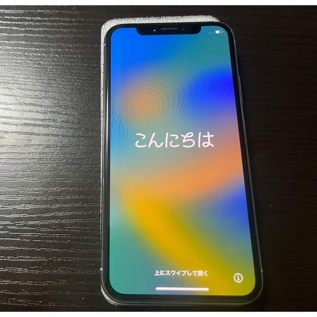 iPhone x 64GB シルバー　SIMフリー　美品