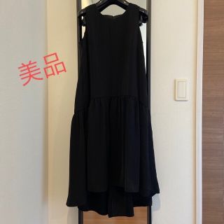 アーバンリサーチドアーズ(URBAN RESEARCH DOORS)の黒ロングワンピース(ロングワンピース/マキシワンピース)