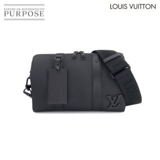 ルイヴィトン(LOUIS VUITTON)の未使用 展示品 ルイ ヴィトン ニュー クラシックス シティ キーポル ショルダー バッグ アエログラム レザー ブラック M59255 RFID VLP 90171255(ショルダーバッグ)